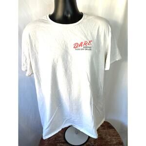 D.A.R.E. Power To Keep Kids Off Drugs XL White Graphic Tee